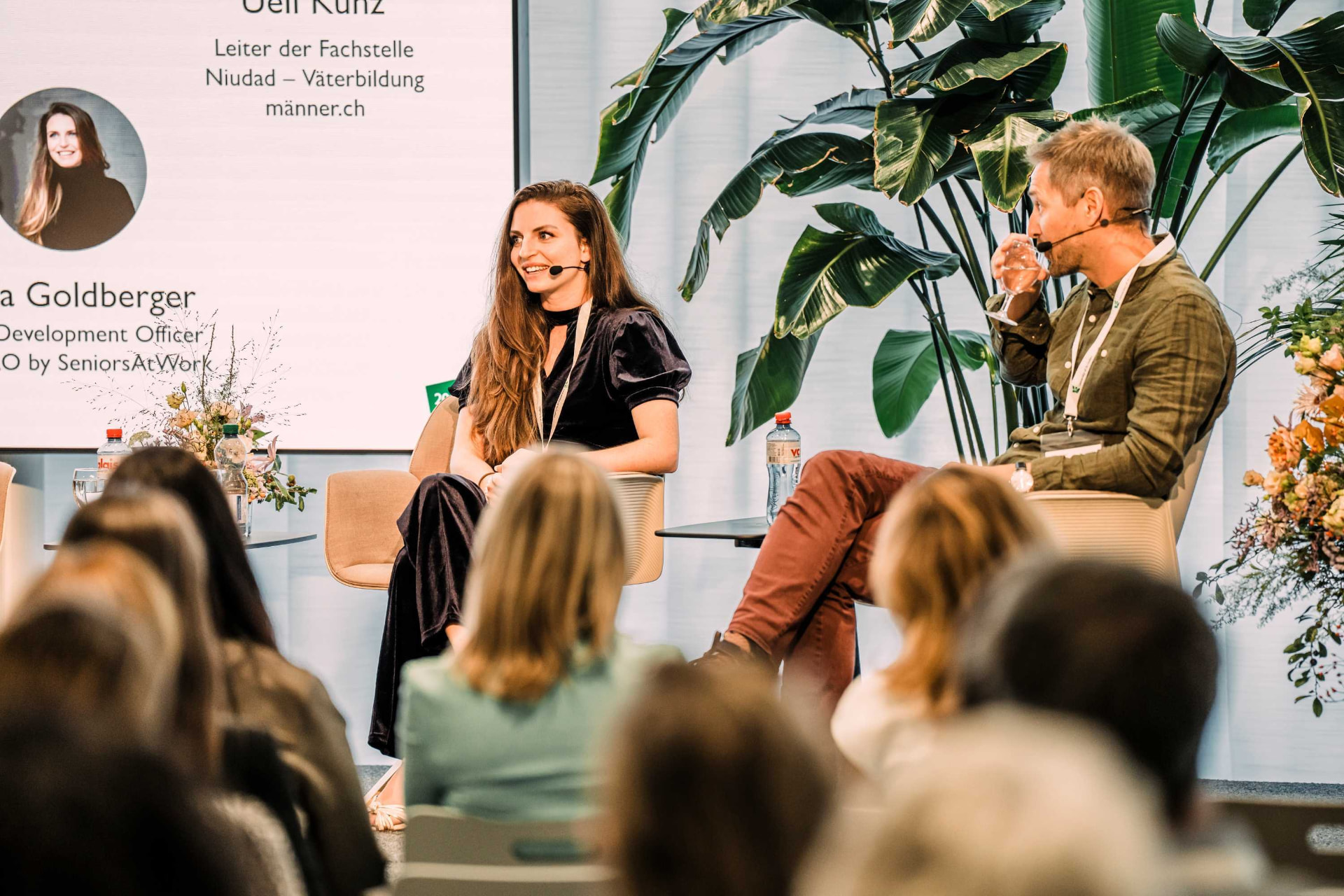 Dalia Goldberger im Gespräch mit Ueli Kunz an der Diversity & Inclusion Week 2026